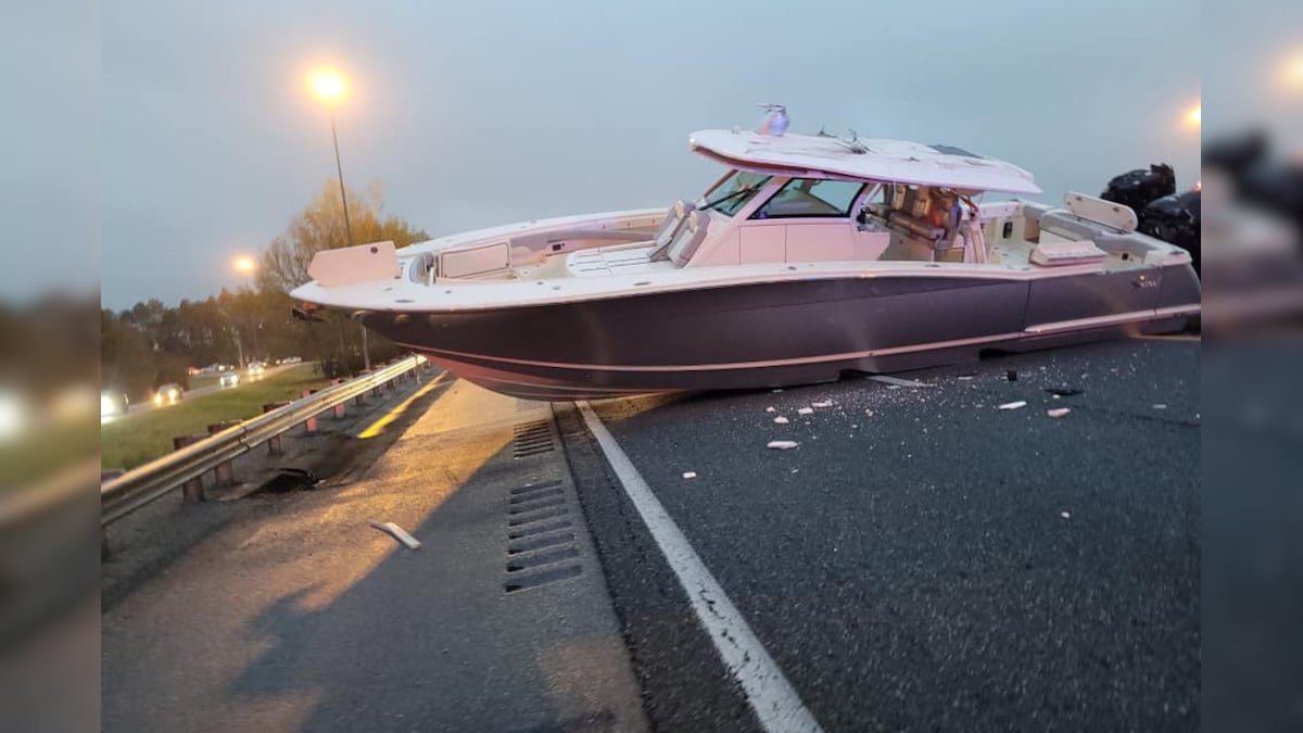 Florida Boat Gets Stuck in Middle of Highway. Suez Canal Ghost, is That You?