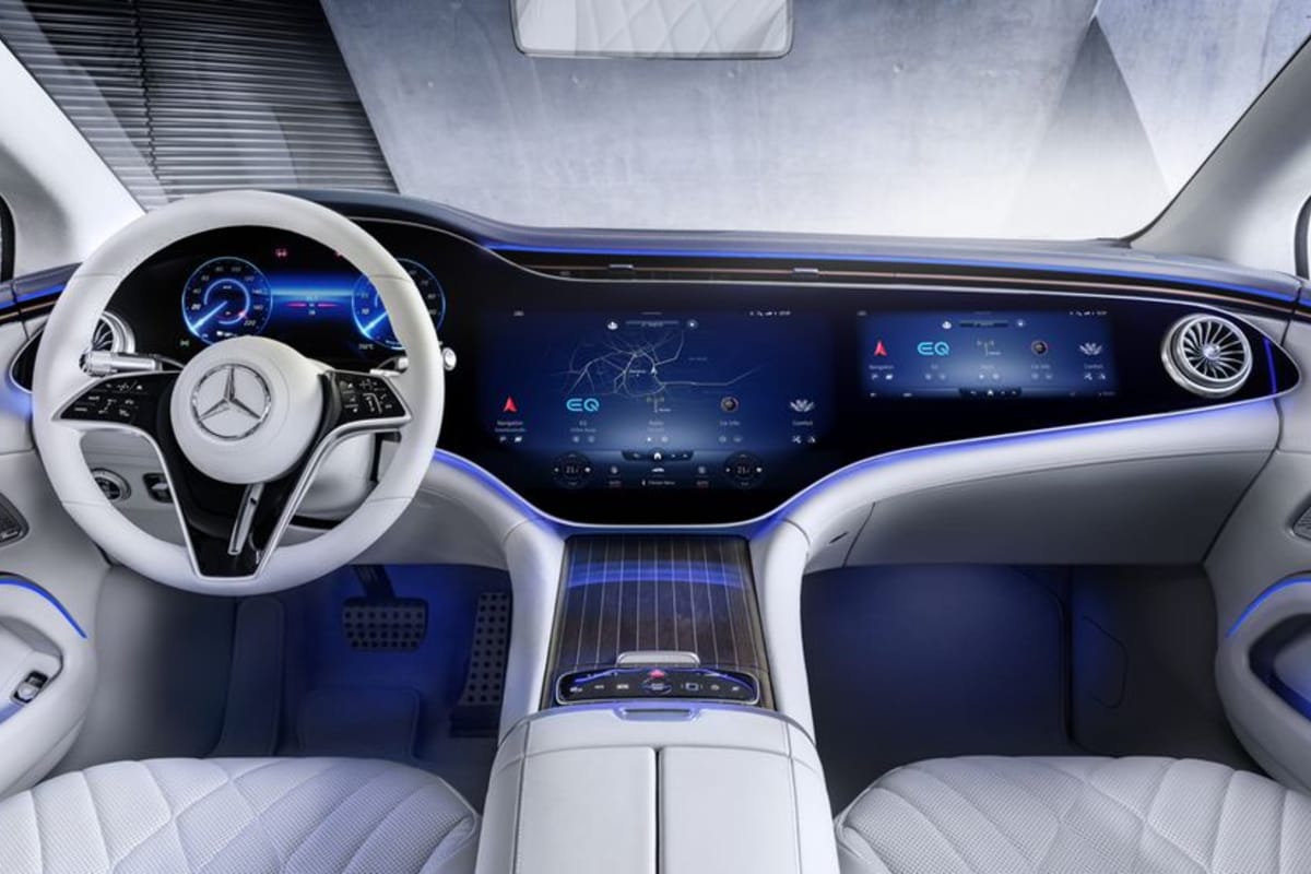 Mercedes-Benz EQS Interior Design Unveiled Ahead of Launch, Will Rival