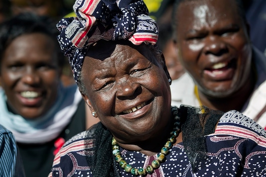 File photo of Sarah Obama, step-grandmother of President Barack Obama in the village of Kogelo, western Kenya. (AP Photo/Ben Curtis, File)