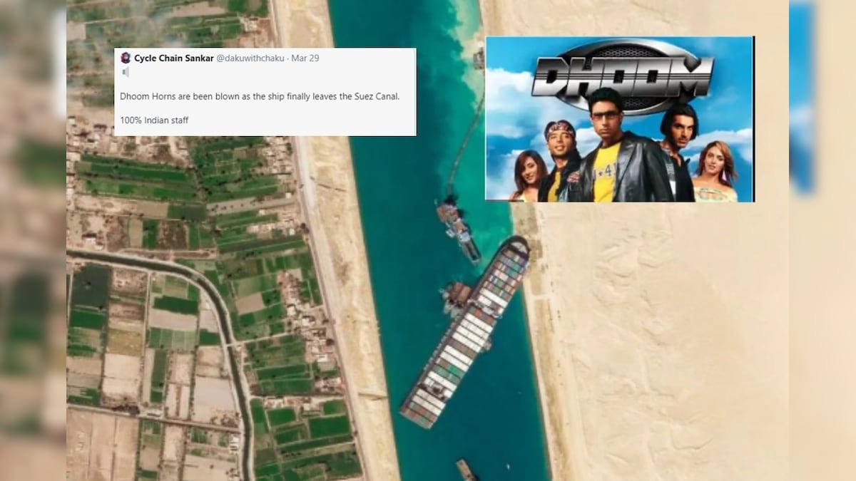 'Dhoom Machale' on Suez Canal? Video of Ever Given 'Playing' Bollywood Song is Pritam Approved