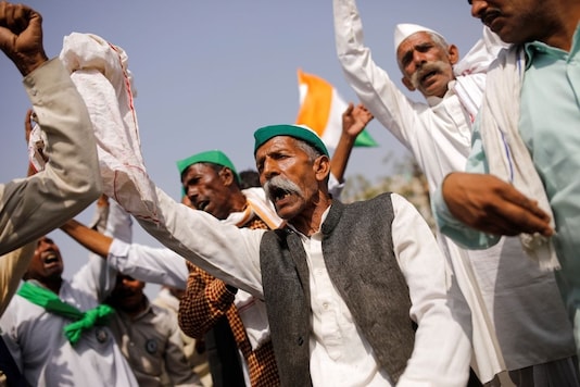 Farmers protesting three agricultural laws in Delhi's borders with Haryana and Uttar Pradesh. (File Photo) 