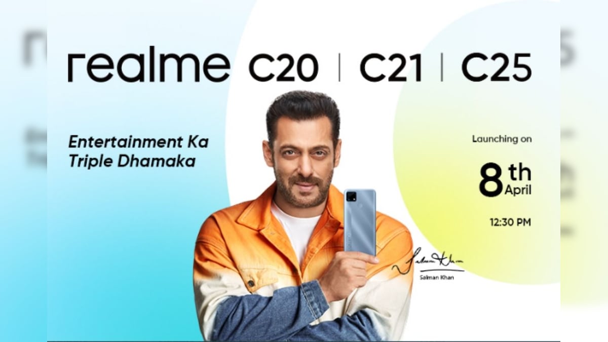 Realme C20, Realme C21 and Realme C25 to Launch in India on April 8: Expected Specs, Prices