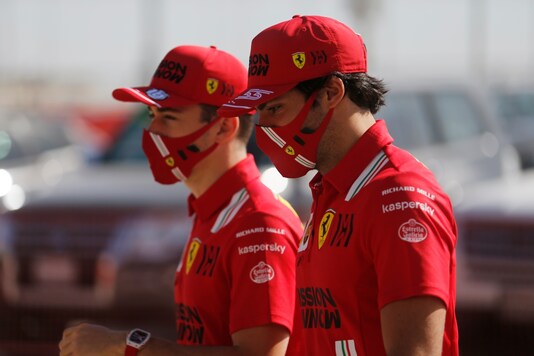 Charles Leclerc (L) and Carlo Sainz (Photo Credit: Reuters)