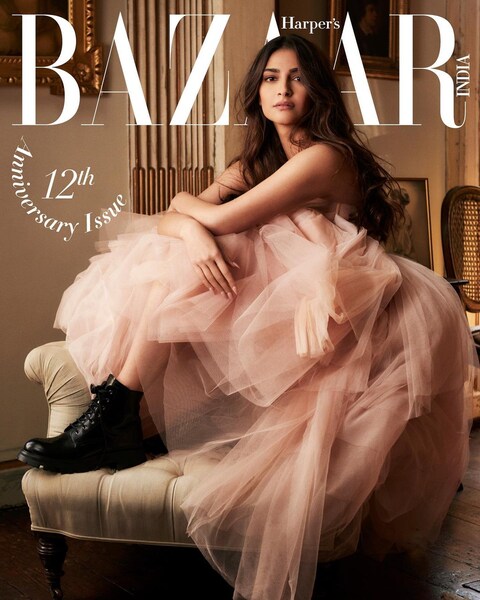 Sonam Kapoor looks gorgeous in Louis Vuitton on the cover of Harper's  Bazaar India's 12th anniversary edition : Bollywood News - Bollywood Hungama