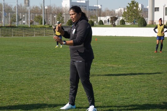 Indian women's football team head coach Maymol Rocky (Photo Credit: AIFF)