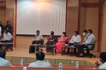 Deputy CM Ajit Pawar reviews Covid-19 situation in Baramati.