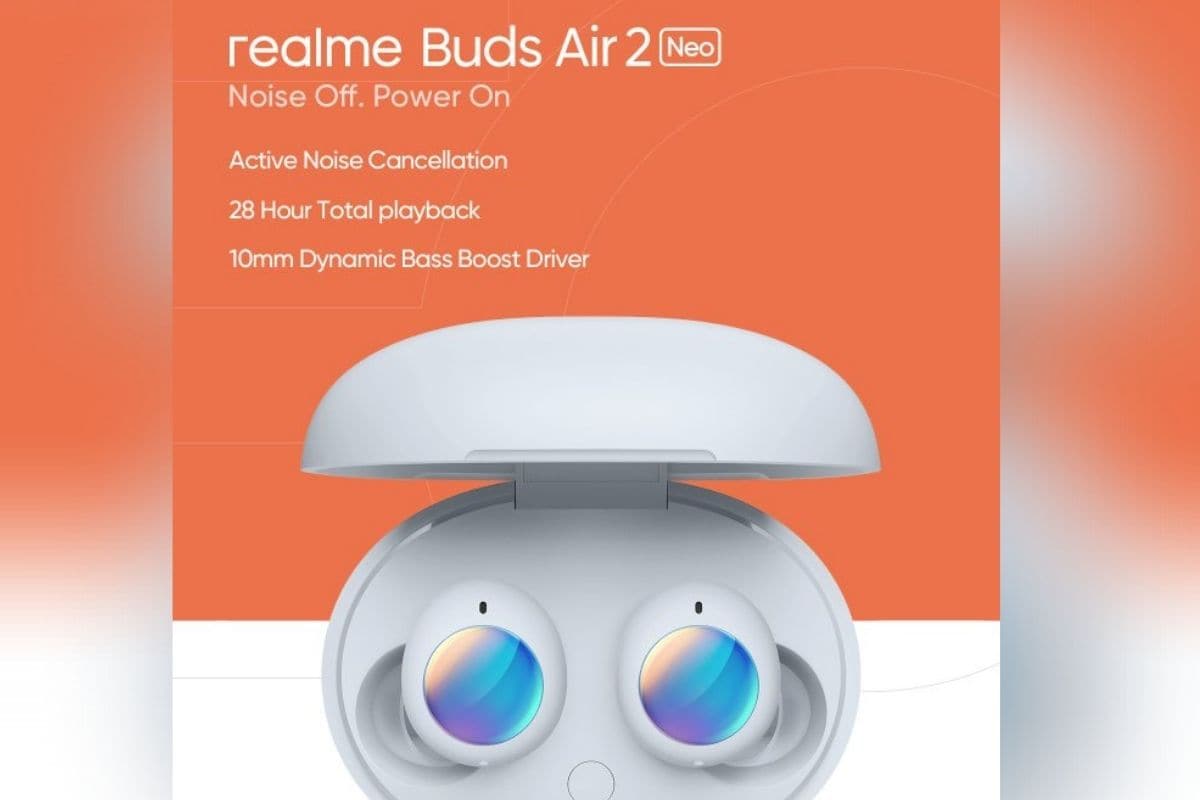 Realme Buds Air 2 Neo TWS Earbuds With Active Noise Cancellation