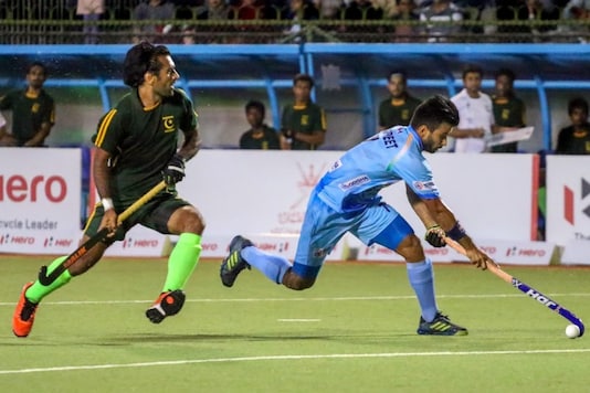 Hockey between India and Pakistan, (Photo Credit: PTI)