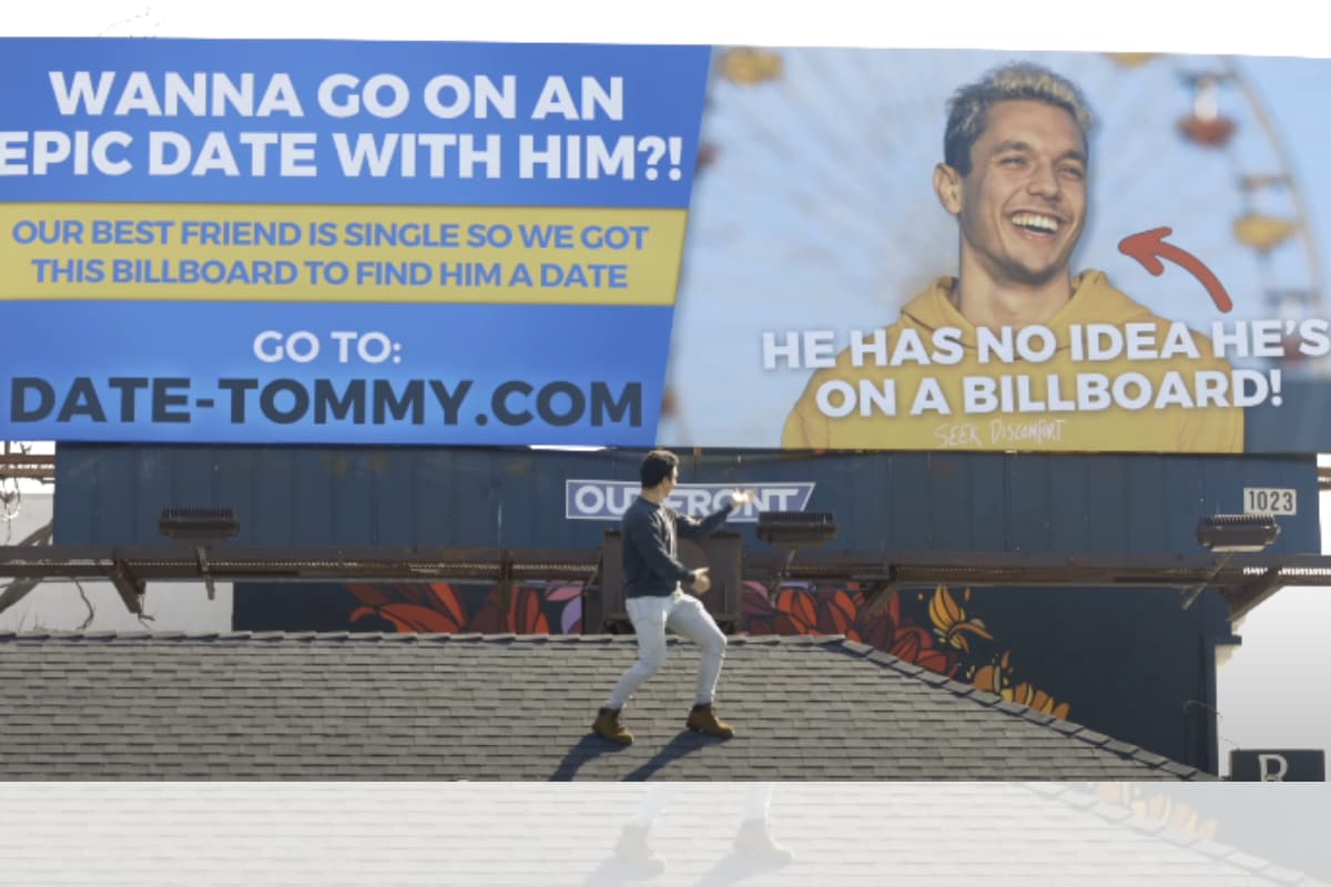 YouTuber Buys LA Billboard to Find Single Friend a Date, 'Ultimate Wingman' Video Goes Viral