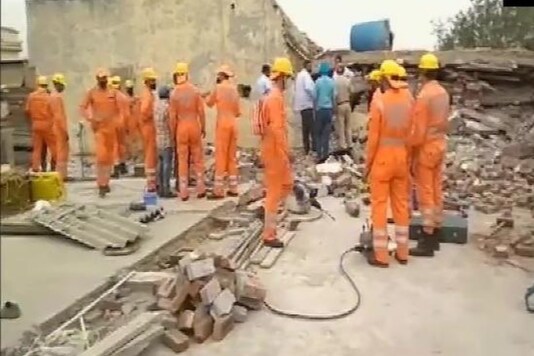 Rescue operations on at the site of accident