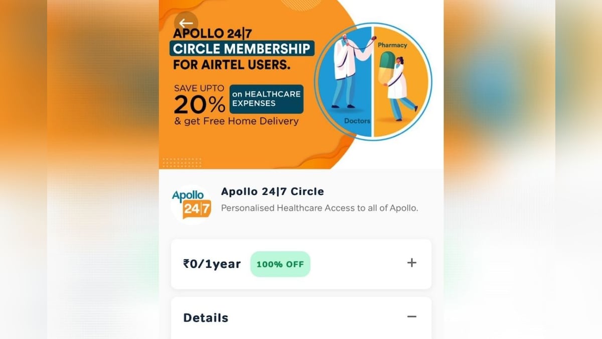 Airtel Customers Can Now Enjoy Annual Apollo 24/7 Circle Healthcare Membership for Free: Here's How