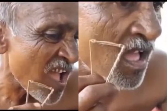 WATCH: Desi Uncle's 'Jugaad' Technique of Shaving without Razor Will Leave You in Splits
