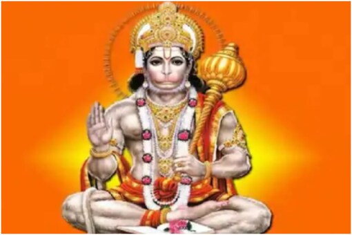 Devotees worship Lord Hanuman on Tuesday.