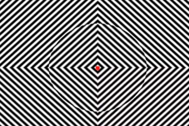 Video grab of the optical illusion.
(Credit: YouTube)