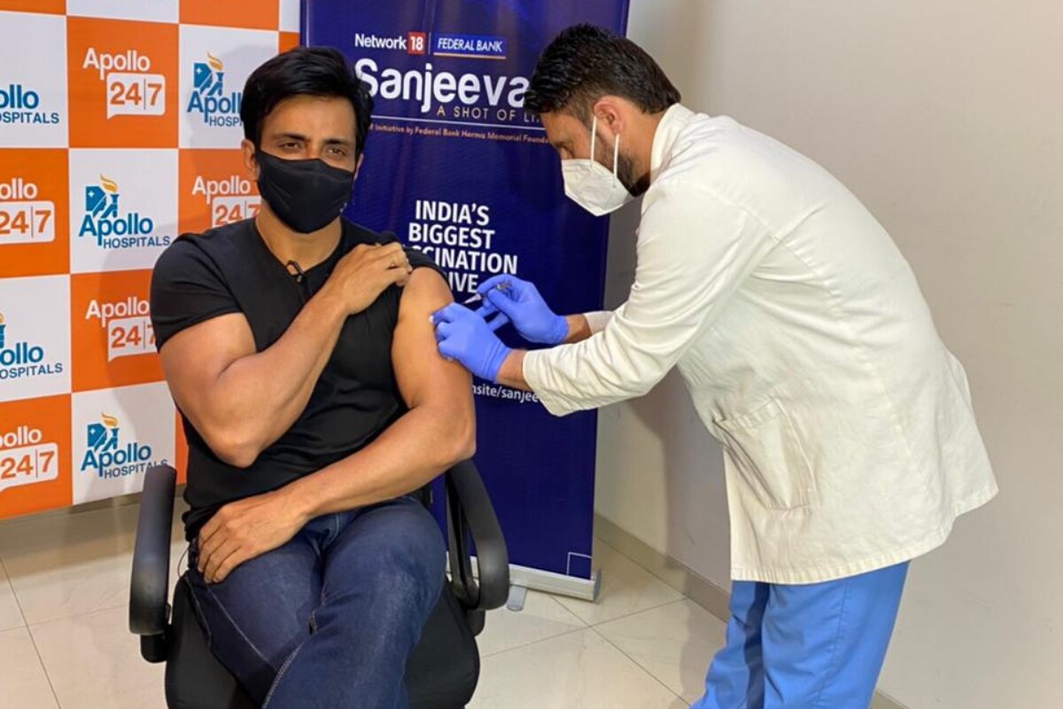 Don't Postpone, Get Vaccinated Today': Actor Sonu Sood Takes Covid Jab at Sanjeevani's Launch