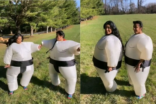 Video grab of Niharika dancing with her friend. 
(Credit: Instagram)