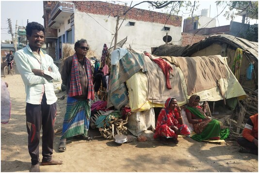 Residents of Banbasi Basti, Hanumanpur, Chandauli. (Pic: Rituparna Palit)