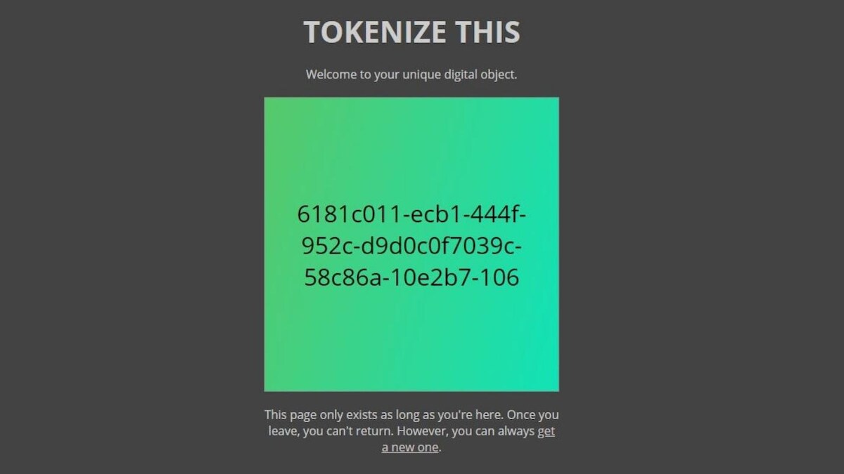 This New Self-Destructing Website Lets You Create a Unique NFT, But You Can't Tokenize It