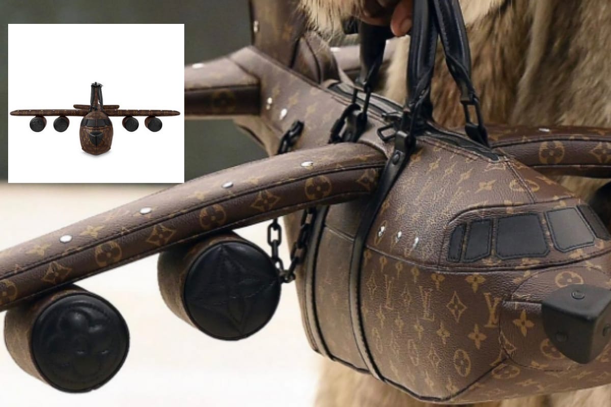 Louis Vuitton's New Aeroplane Bag Costs More Than A Real-Life