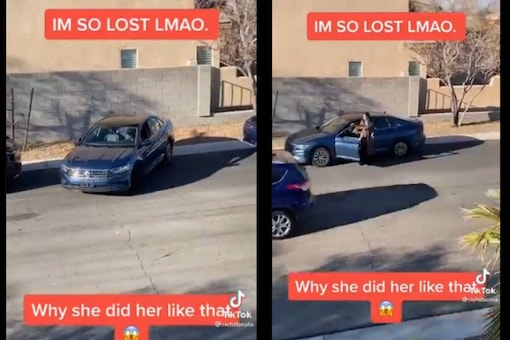 WATCH: Woman's Several Attempts at Parking Ends with a Hilarious Twist, Leaves Netizens in Splits WATCH: Woman's Several Attempts at Parking Ends with a Hilarious Twist, Leaves Netizens in Splits
