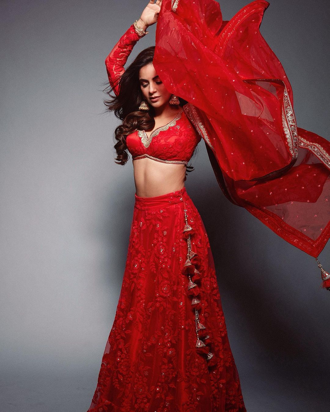 shraddha arya in lehenga
