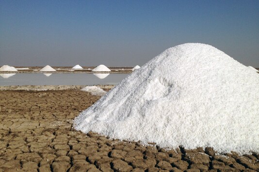 Dust storms are also rising in frequency, muddying the salt pans and cutting sale prices.