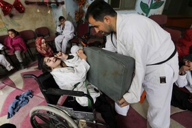In Pics: Karate Instructor Displaced by War Opens School to Train Syrian Kids