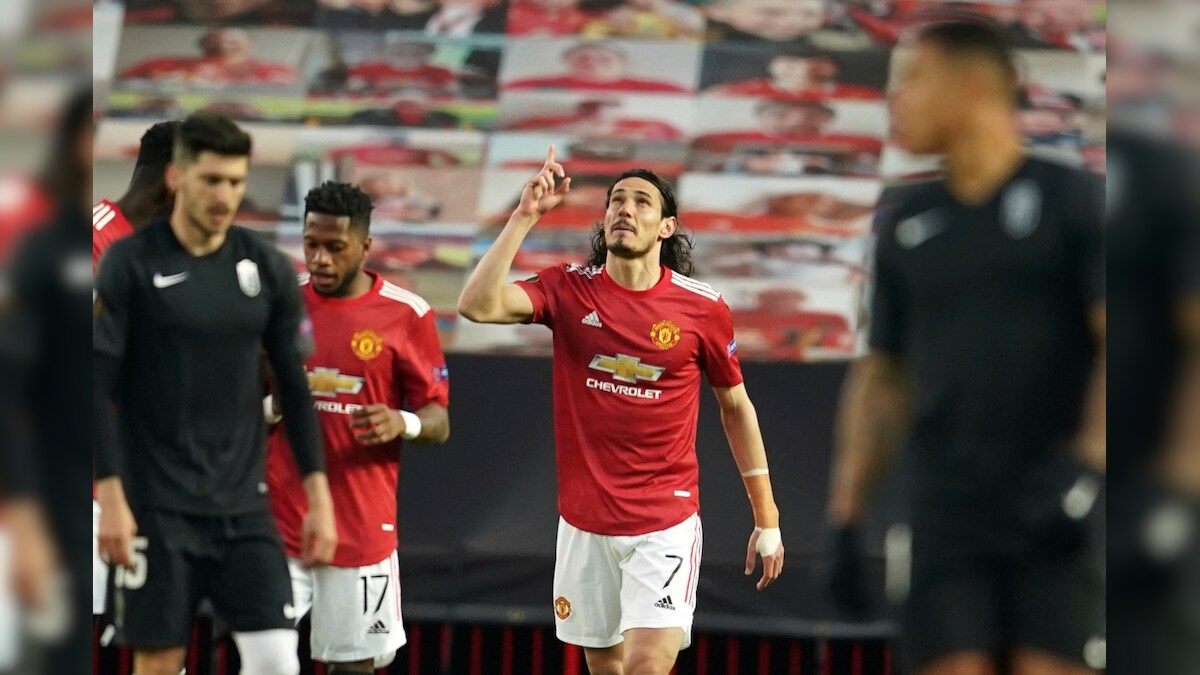 Edinson Cavani Strikes as Manchester United Ease Past Granada into Europa League Semis