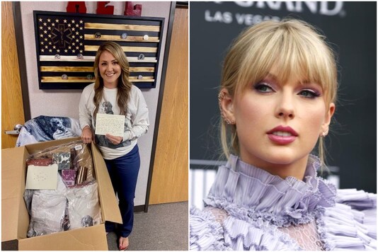 Taylor Swift surprised a flight nurse | Image credit: Reuters