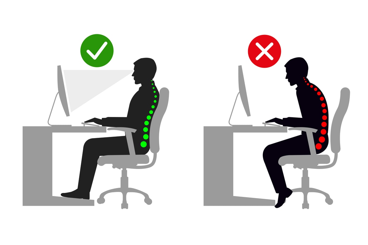 correct chair posture