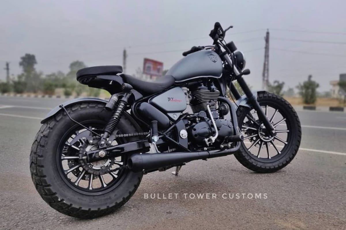 This Modified Royal Enfield Thunderbird 350 with a Doze of ...