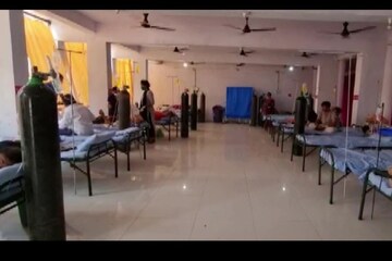 Vadodara's Jahangirpura Masjid converted into a 50-bed COVID facility. (Credit:ANI/Twitter)