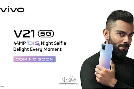 Vivo V21 5G (Image: Twitter / @Vivo_India)
