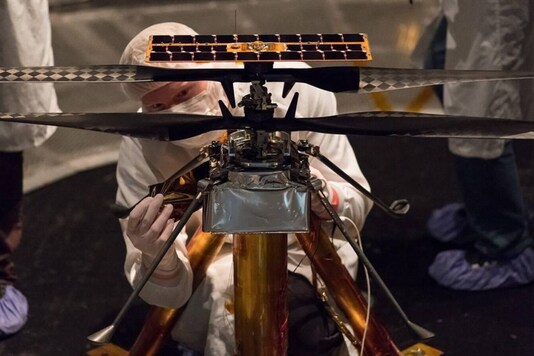 The NASA Ingenuity Mars helicopter. (Image: NASA/JPL)