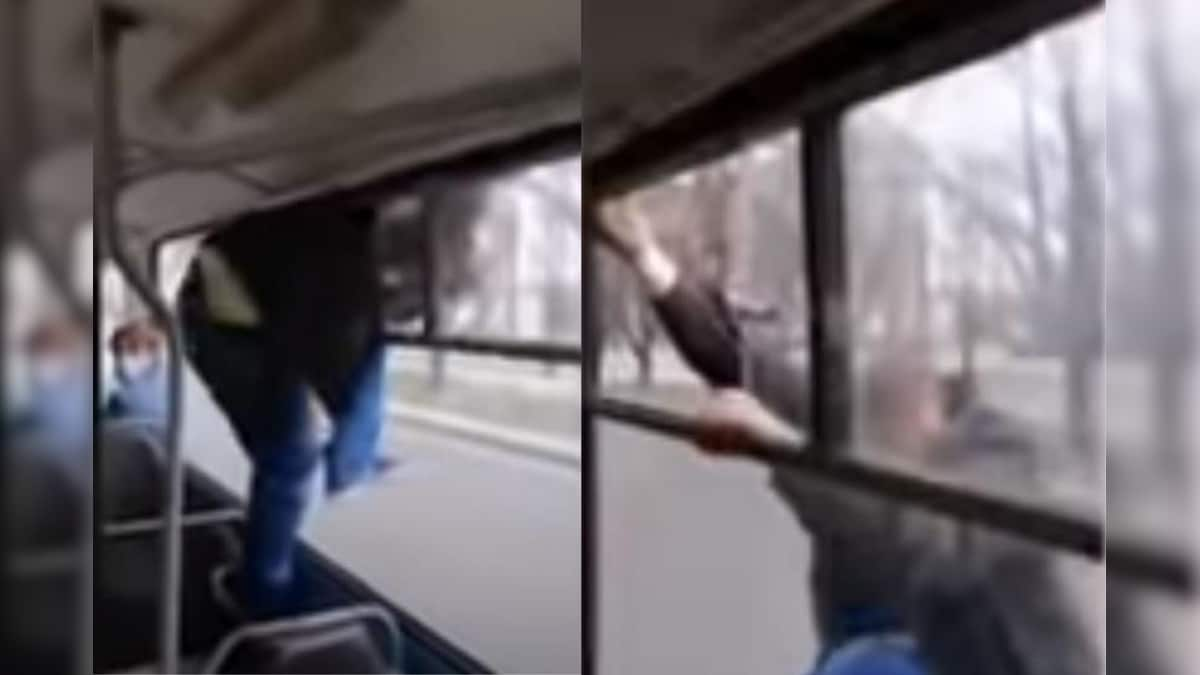 Man Climbs Out of Window on Moving Tram After Being Asked for His Ticket