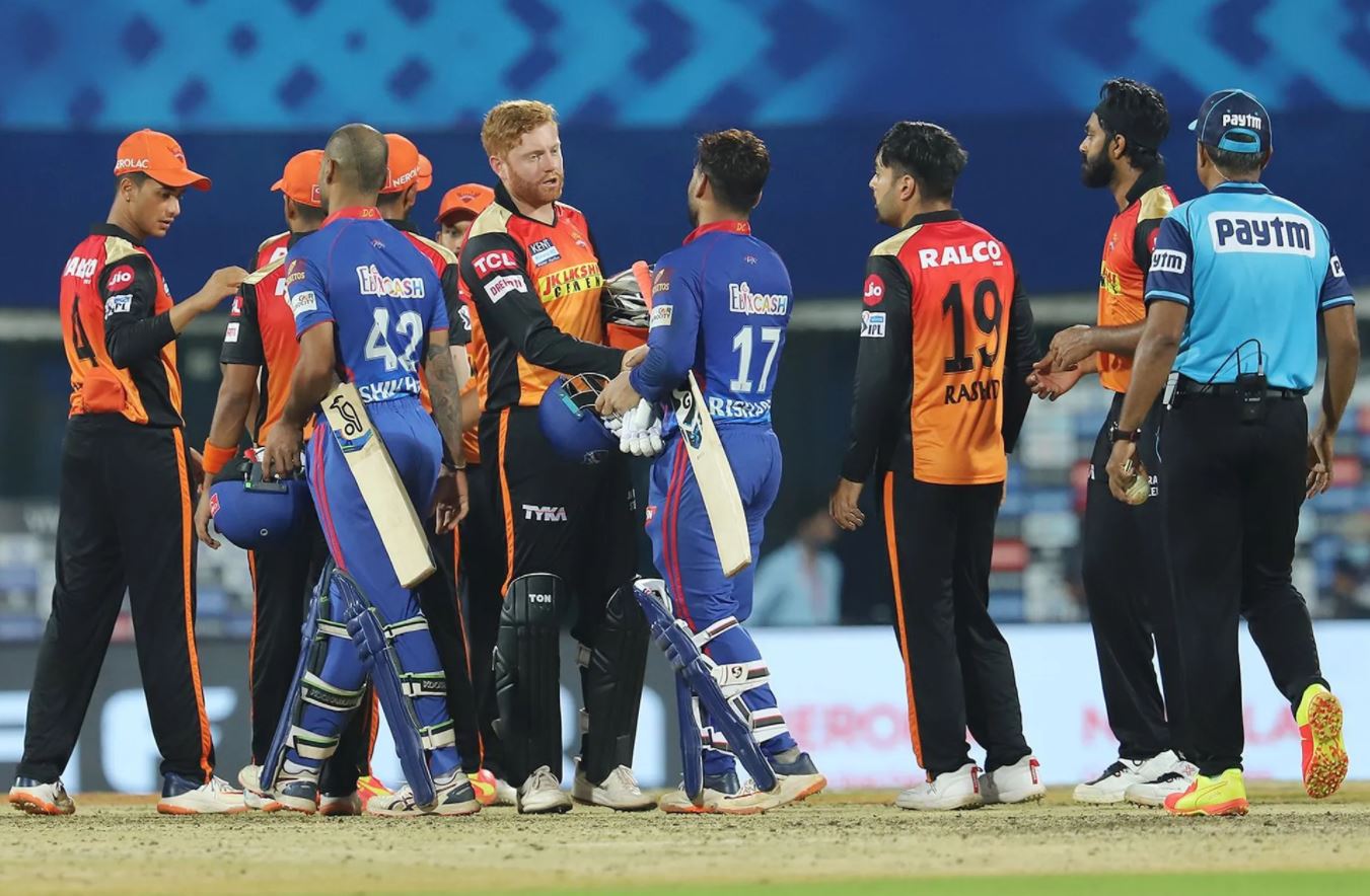 Delhi Capitals beat Sunrisers Hyderabad in Super Over (Image: IPL/BCCI)