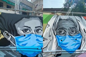 Hyderabad Artists Create Wall Art to Inspire Indians to Mask Up in Fight Against Covid-19