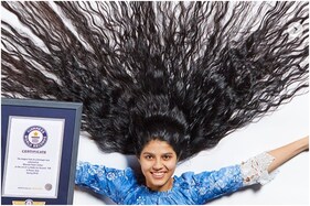 'Indian Rapunzel' with World's Longest Hair Donates it to Ripley’s Museum to Inspire Teens