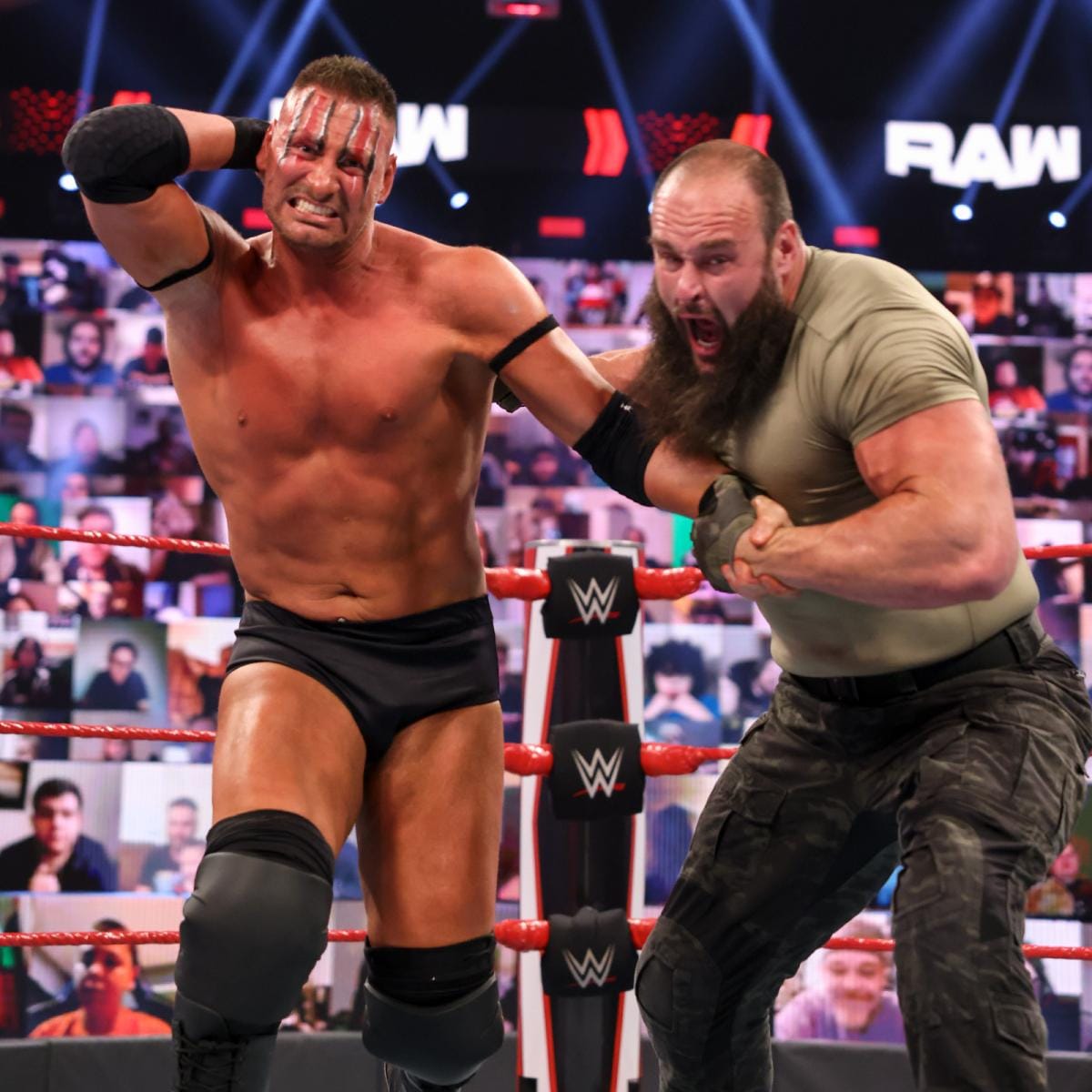 Braun Strowman defeated MACE and T-BAR by disqualification – 1-on-2 Handicap Match (WWE) Braun Strowman defeated MACE and T-BAR by disqualification – 1-on-2 Handicap Match (WWE)