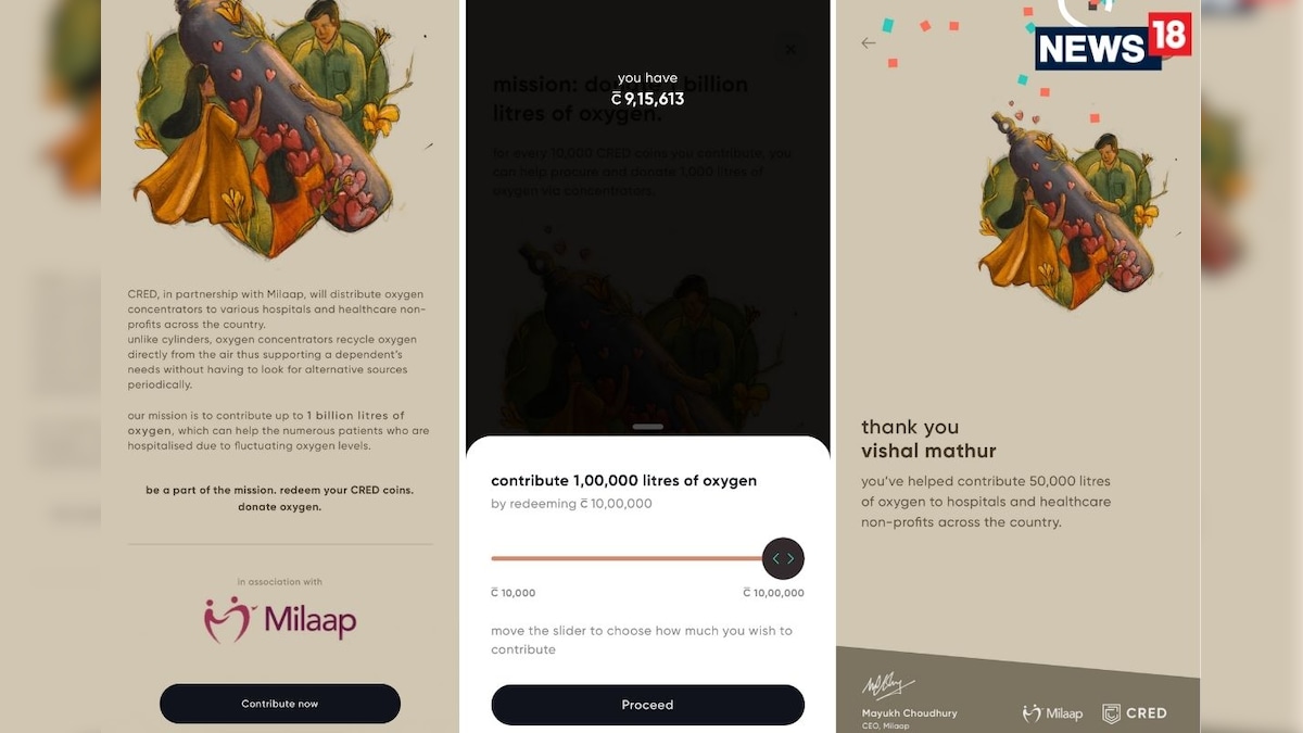 Donating Oxygen On CRED: At A Time When We Can't Step Out, Years Of Credit Card Payment Points Helped