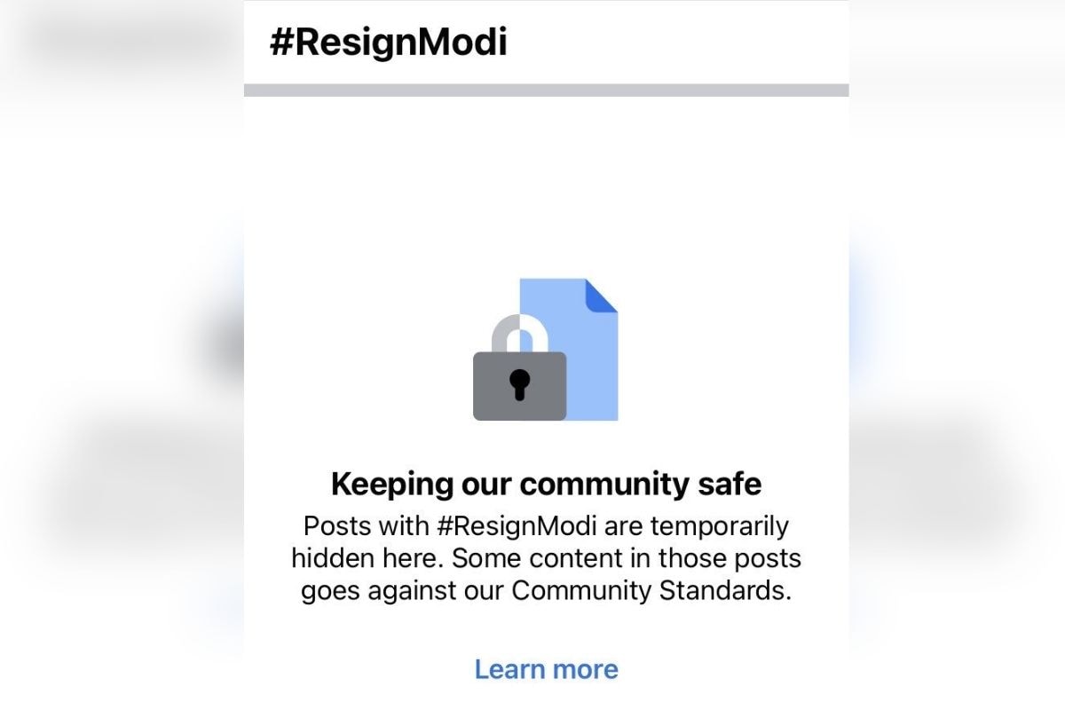 Facebook Temporarily Banned a #ResignModi Hashtag; Says It Was a Mistake