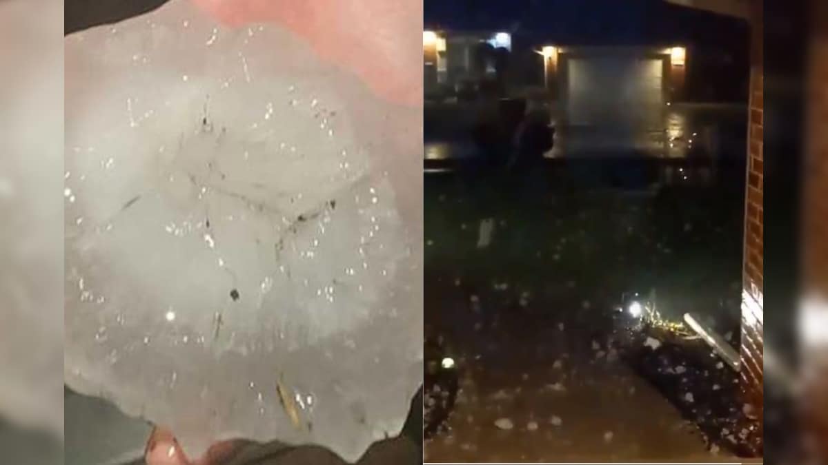 Netizens Share Photos as Giant Hailstones Lashed Texas and Oklahoma, Damages Could be Up to $1 Billion