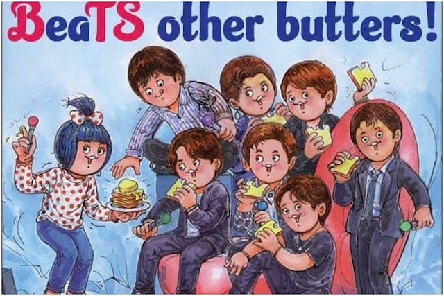 K-pop Stars BTS Inspire Amul India's Cartoon After Announcing Single Named Butter