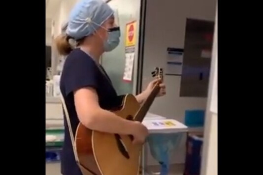 Amy Lynn Howson expressed on Twitter that she was humbled that she got a chance to represent her colleagues and fellow nurses. (The Ottawa Hopsital/twitter)
