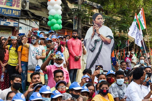 West Bengal Assembly Election Results: TMC supporters during road show. (File Photo)