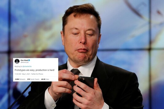 Image of Elon Musk via Reuters, screengrab via Elon Musk/Twitter.