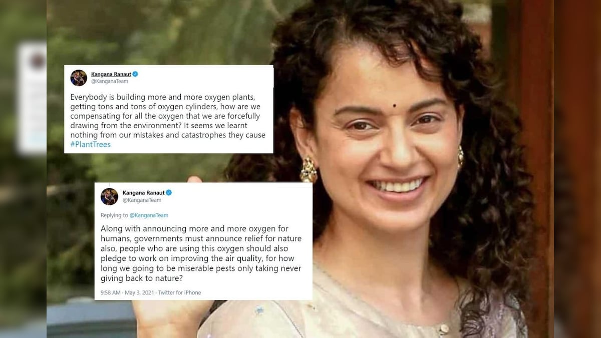 Kangana Ranaut Wants People Using Oxygen Cylinders to Plant More Trees, 'Give Back to Nature'