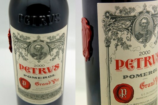 The Pétrus 2000 is one of 12 bottles sent into space in November 2019 by researchers exploring the potential for extraterrestrial agriculture. (Credit: AP)