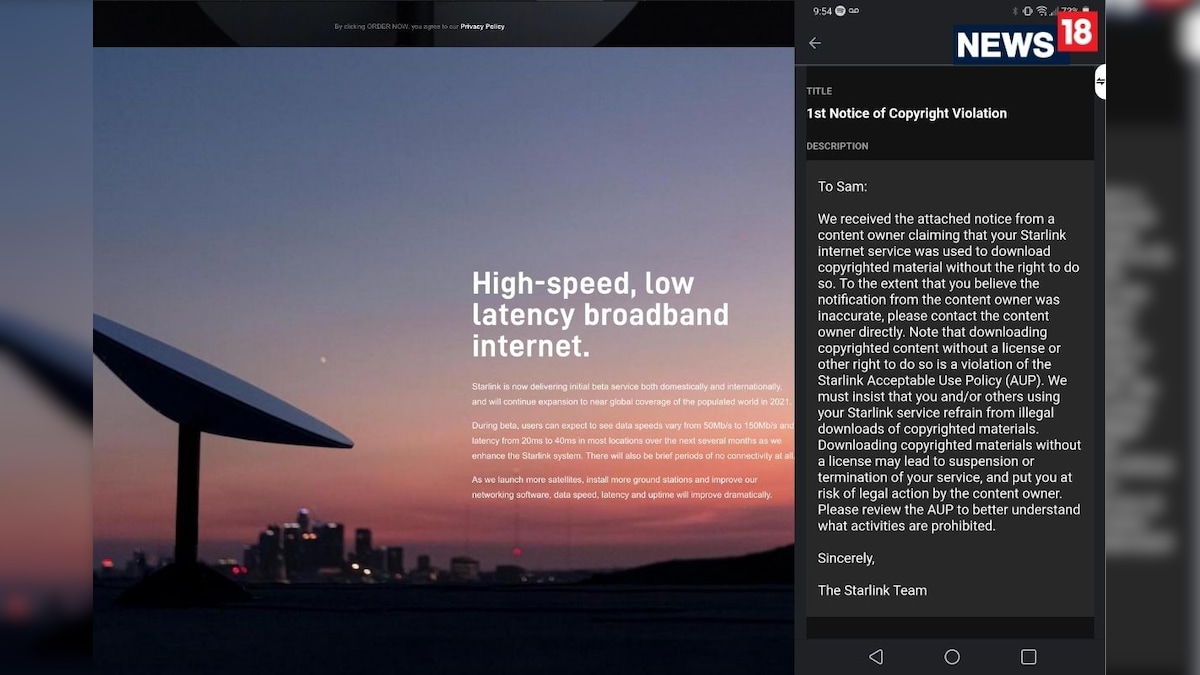 Give Up Your Piracy Habit If You Are Planning To Preorder SpaceX's Starlink Satellite Broadband