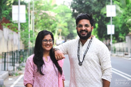Shardul and Tanuja has risen above hate and continue to support each other despite the trolling. (Credit: Humans of Bombay/Facebook)